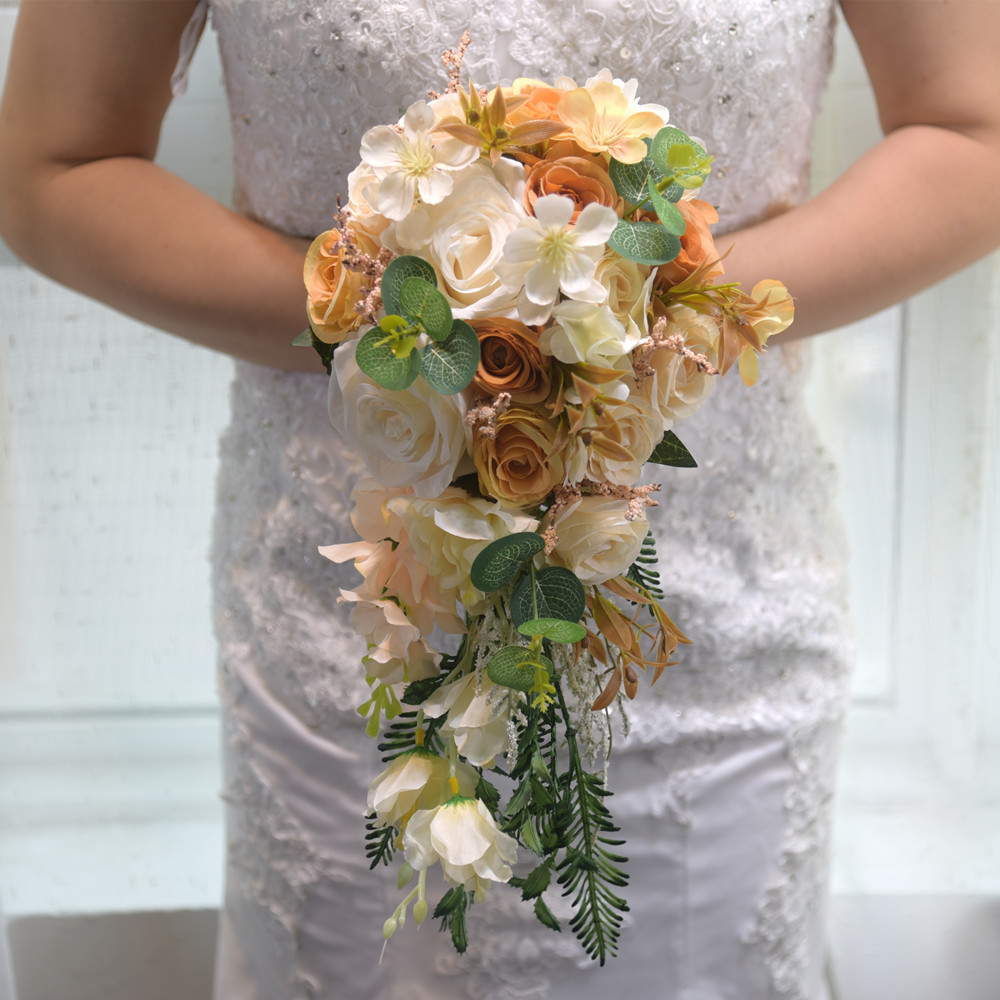 Water Drops Cascade Bouquet
