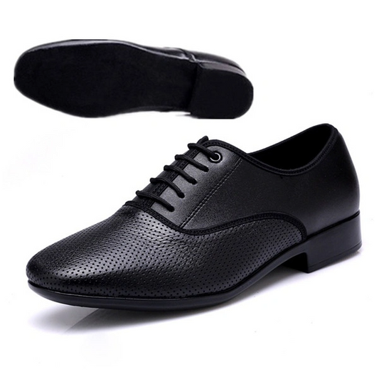 Men's Lace-up Leatherette Ballroom Shoes