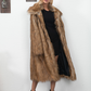 Vintage Faux Fur Long Coat