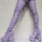 Stylish Over-The-Knee Platform Boots