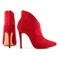 Suede Pointed Toe High Heel Ankle Boots