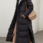 Long Hooded Puffer Coat