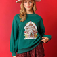 Long Sleeves Sequin Sweatshirt