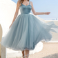 Sleeveless Tulle Cocktail Prom Dress