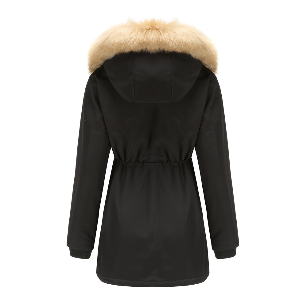 Warm Faux Fur Hooded Jacket