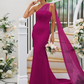 One Shoulder Sleeveless Long Mermaid Maxi Bridesmaid Dress