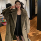 Oversized Long Teddy Coat