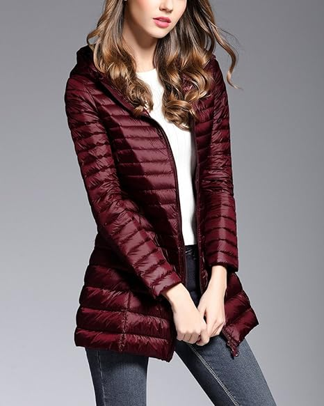 Women's Stylish Hooded Down Jacket