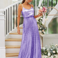 Sequin Spaghetti Strap Sleeveless Maxi Bridesmaid Dress