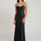 Satin Sweetheart Neck Sleeveless Floor-Length Wedding Guest Dress