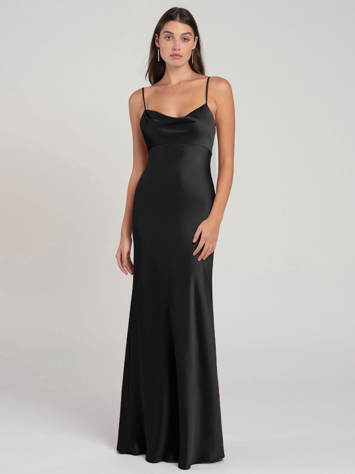 Satin Sweetheart Neck Sleeveless Floor-Length Wedding Guest Dress