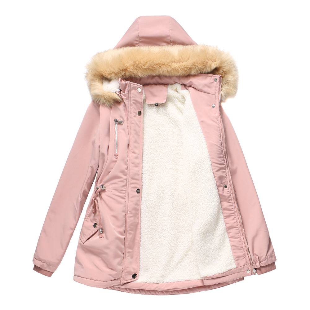 Warm Faux Fur Hooded Jacket