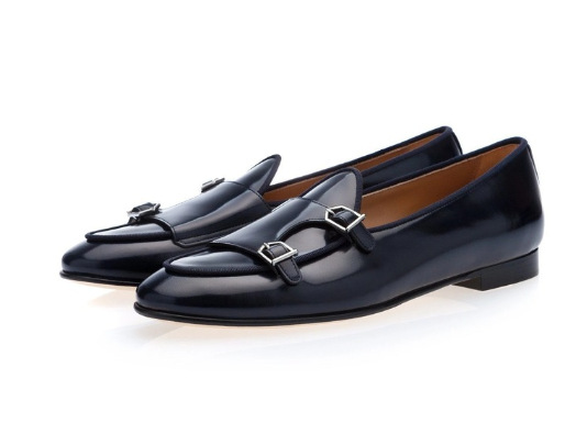 Men's Round Toe Monk Strap Formal Shoes