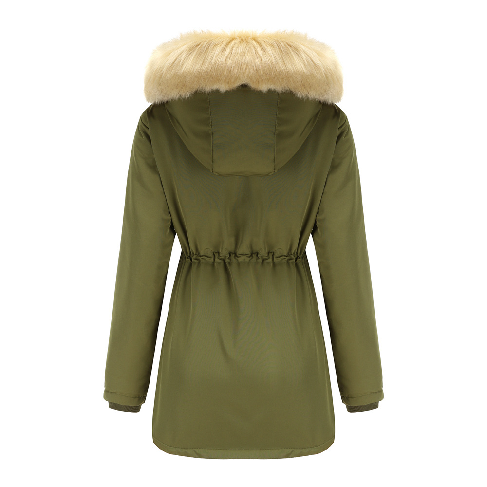 Warm Faux Fur Hooded Jacket