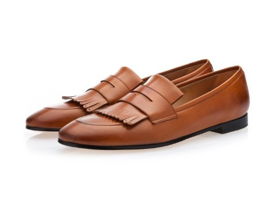 Men's Penny Fringe Loafers Wedding Shoes