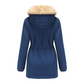 Warm Faux Fur Hooded Jacket