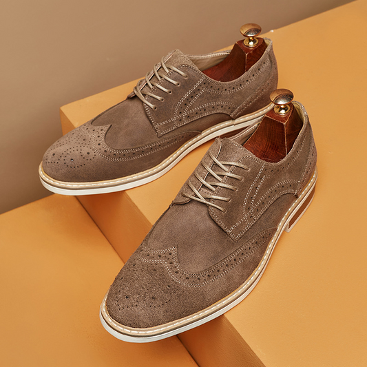 Leather Brogues Derbies Shoes