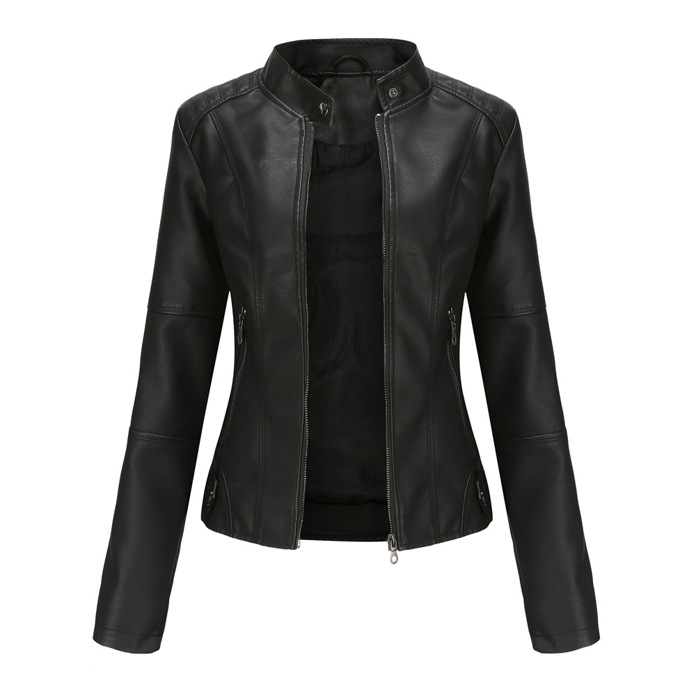 Women's Slim Leather Motorcycle Jackets