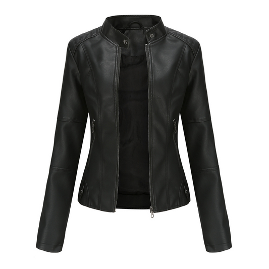 Women's Slim Leather Motorcycle Jackets