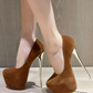 Stylish Suede Stiletto Heel Women's Pumps