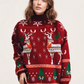 Pullover Crochet Christmas Printed Sweatshirt