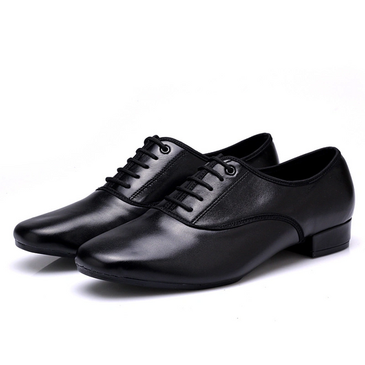 Men's Ballroom Lace Up Leatherette Wedding Shoes