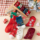 Cotton Blend Christmas Pattern Socks