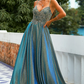 Spaghetti Strap Sleeveless Long Prom Dress