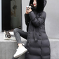 Women's Stand Collar Faux Fur Puffer Coat