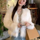 Long Sleeves Short Faux Fur Coat