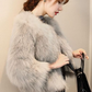 Long Sleeves Short Faux Fur Coat