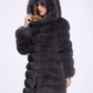 Lavish Hooded Faux Fur Winter Coat