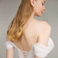 Jewel Neck Sleeveless A-Line Tea-Length Wedding Dress