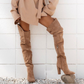 Suede Chunky Heel Wide Calf Over The Knee Boots