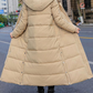 Long Hooded Puffer Coat