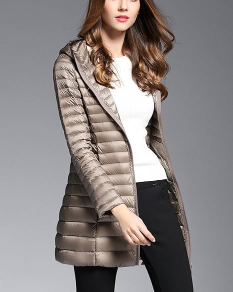 Women's Stylish Hooded Down Jacket