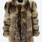 Open Front Fur Long Coat