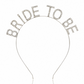 Simple Rhinestone Bride To Be Hairband