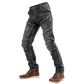 Men's High Elastic Motorcycle Jeans