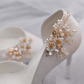 Removable Pearl Flower Shoe Buckle