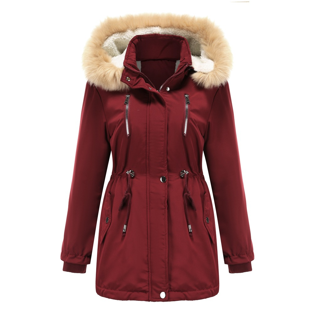 Warm Faux Fur Hooded Jacket