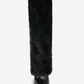 Plush Fuzzy Stiletto Heel Knee-High Boots