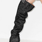 Rhinestone-Embellished Over-The-Knee Boots