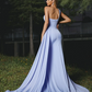 Oblique Shoulder Sleeveless Mermaid Maxi Bridesmaid Dress