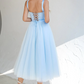 Sleeveless Tulle Cocktail Prom Dress