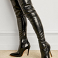 Pointy Toe Stiletto Thigh High Boots