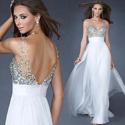 Sequin Sleeveless Long Evening Dress