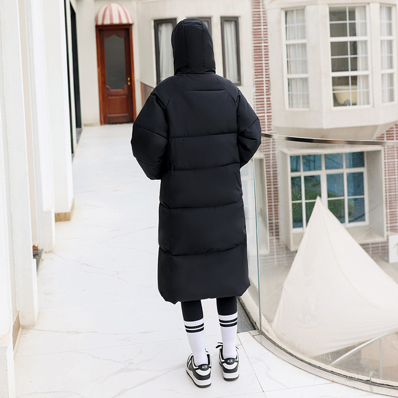 Hooded Over The Knee Puffer Coat