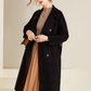 Turn Down Collar Long Lapel Coat