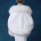 Faux Fur Wedding Wrap Shawl